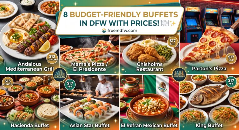 8 budget-friendly all-you-can-eat buffets in Dallas Fort Worth with prices and locations