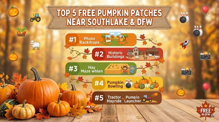 Guide to the top free pumpkin patches Southlake TX families can visit this fall